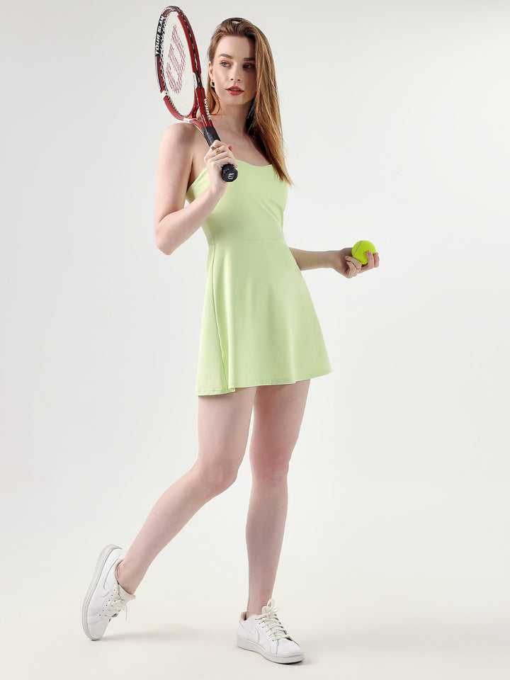 CoolBreeze Everyday Backless 2-in-1 Tennis Pickleball Dress