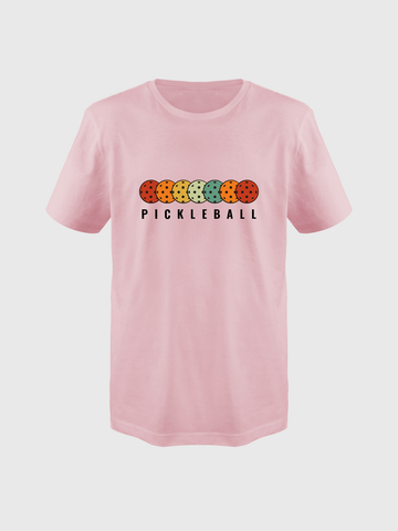 Unisex Colorful balls Pickleball Shirts(Final Sale–No Return or Exchange)