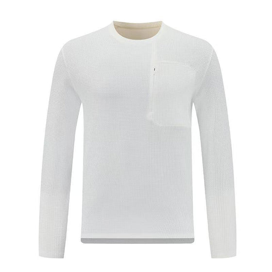 Men’s Long-Sleeve Crew Neck Sports T-Shirt