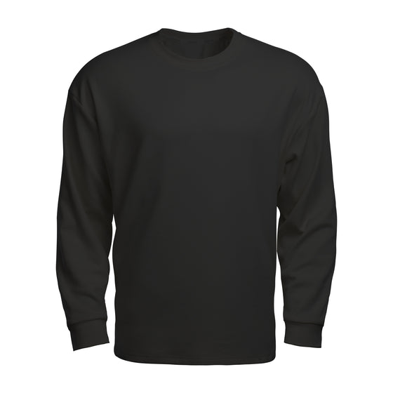 Men's Round Neck Pullover Long Sleeve Sports Casual Sweat - Ahaselected