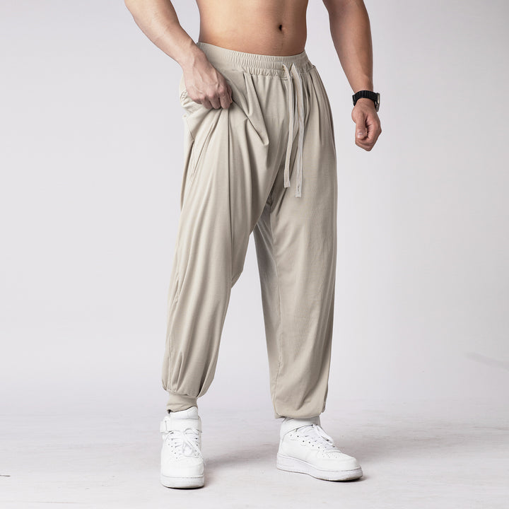 Men’s Loose Fit Lightweight Drawstring Pants
