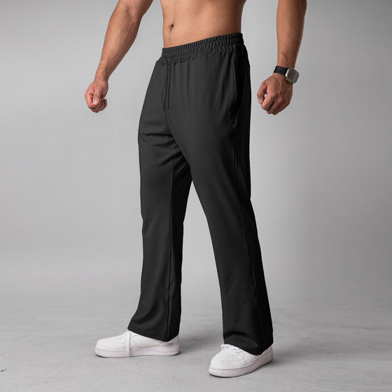 Quick-drying Running Pants Wide-leg Sweetpants Men's Drawstring Loose - Ahaselected