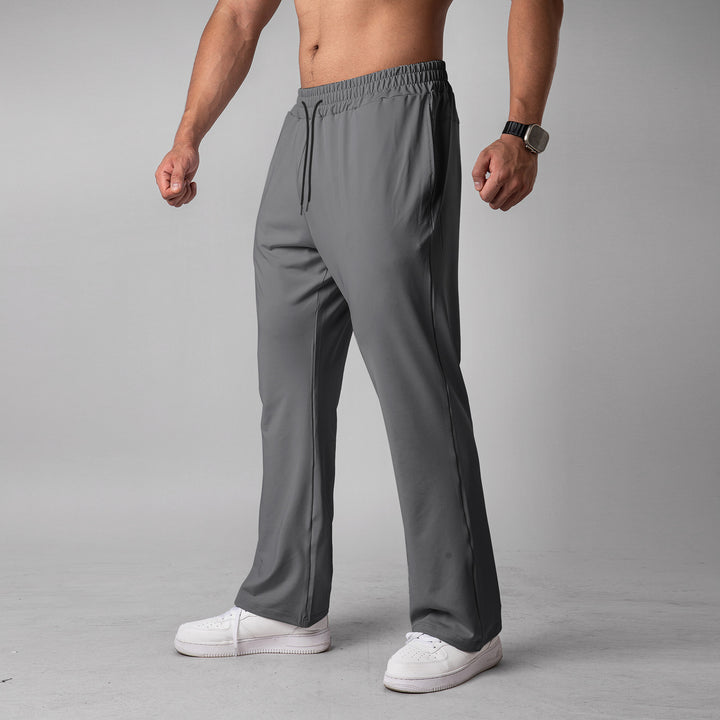 Men’s Quick-Dry Loose Fit Athletic Pants with Drawstring