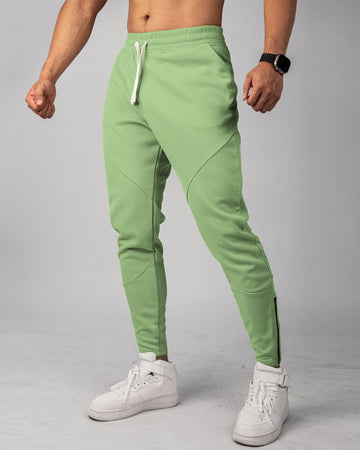 Men’s Warm Spliced Training Joggers with Zipper Hems