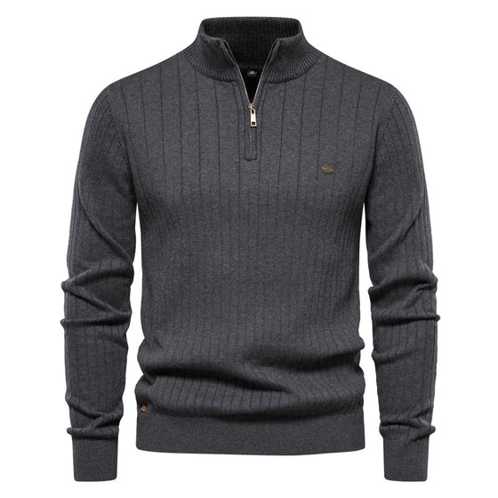 Heritage Ribbed Half-Zip Sweater