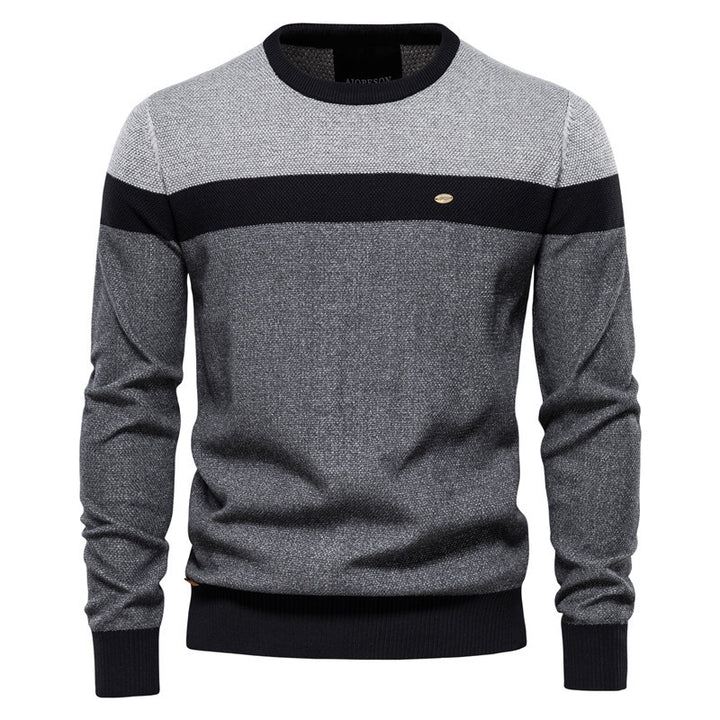 Maglione a maniche lunghe colorblock