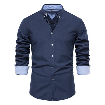 Long Sleeve Casual Button-Down Shirt
