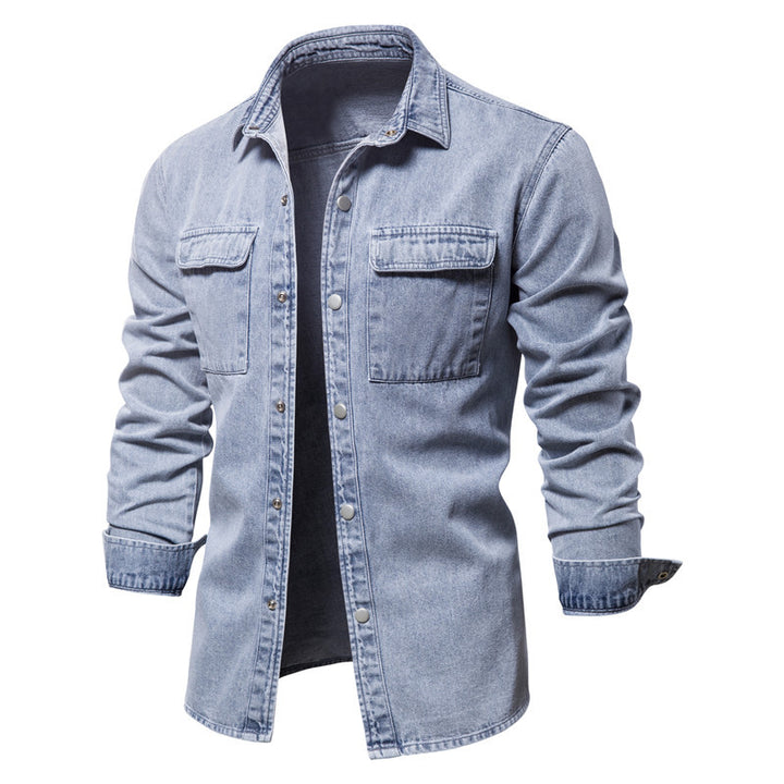 Men’s Classic Cotton Denim Shirt