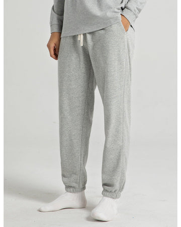 Fleece-Lined Warm Cotton Blend Jogger Pants