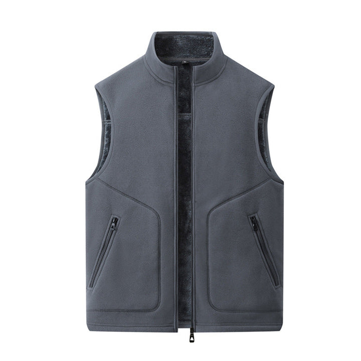 Fleece Outer & Sherpa-Lined Thermal Vest