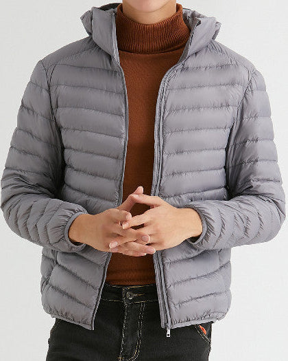 Lightweight Hooded Down Jacket