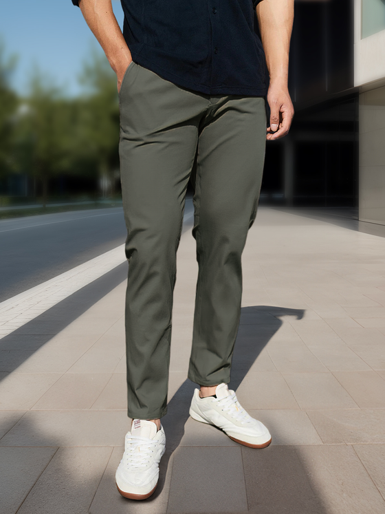 Everyday Stretch Non-Iron Cotton Chino Performance Pocket - Ahaselected
