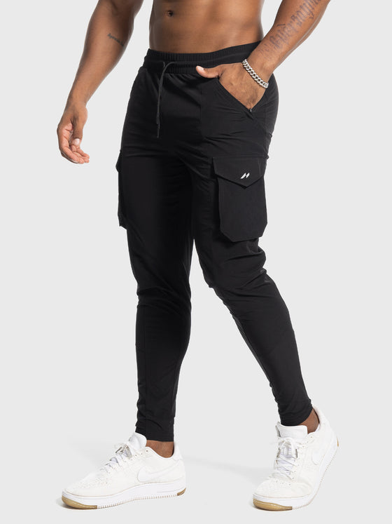 Quick Dry Gym Cargo Zip Jogger - Ahaselected