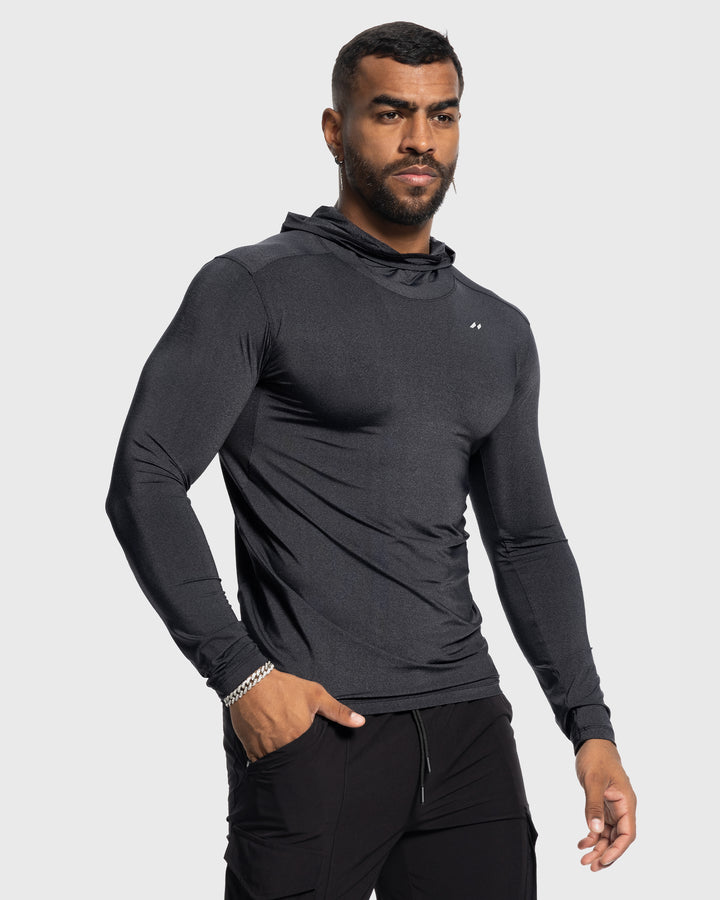 Sweat à capuche stealth le plus doux couche de base toucher luxe