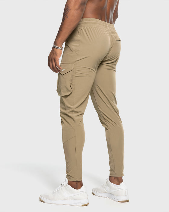 Quick Dry Gym Cargo Zip Tech Jogger - Ahaselected