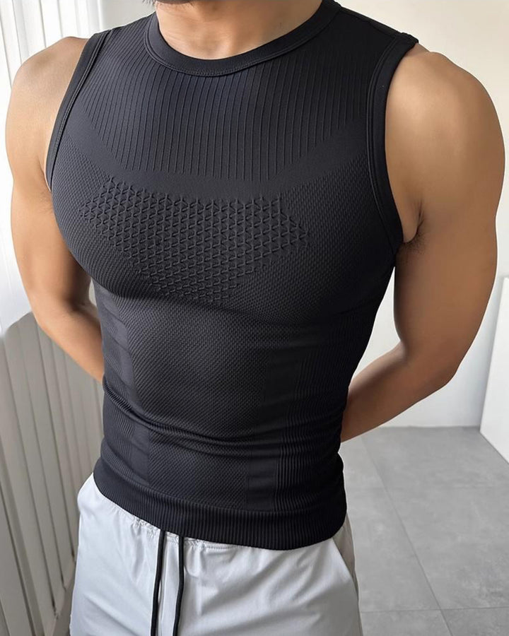 Seamless Quick Dry Stretch Compression Vest New