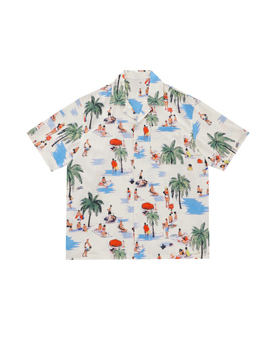 Holiday print Havana SS shirt - Ahaselected