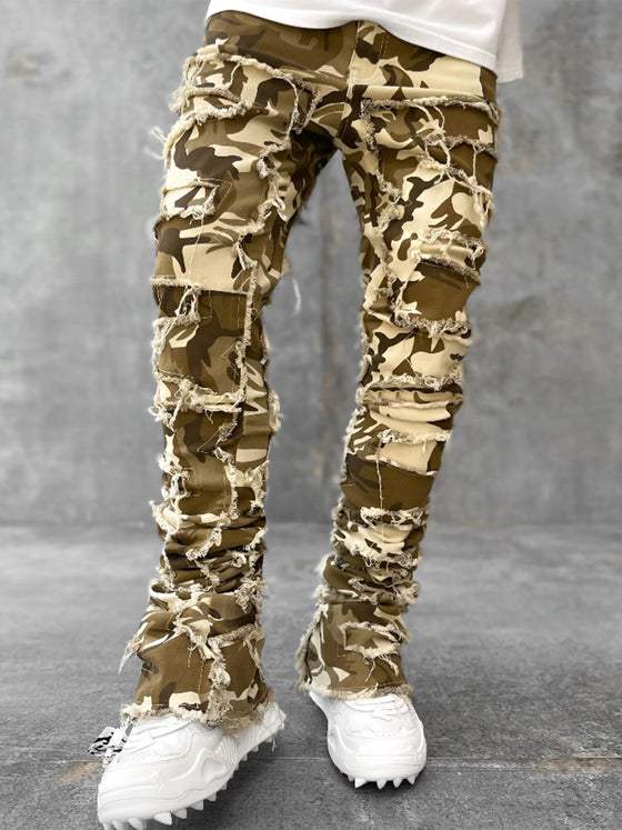 Tassel Trim Denim Pants Street Jeans - Ahaselected