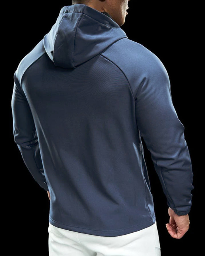 Wind Resistance Fleece Soft Shell Hooded Jacket