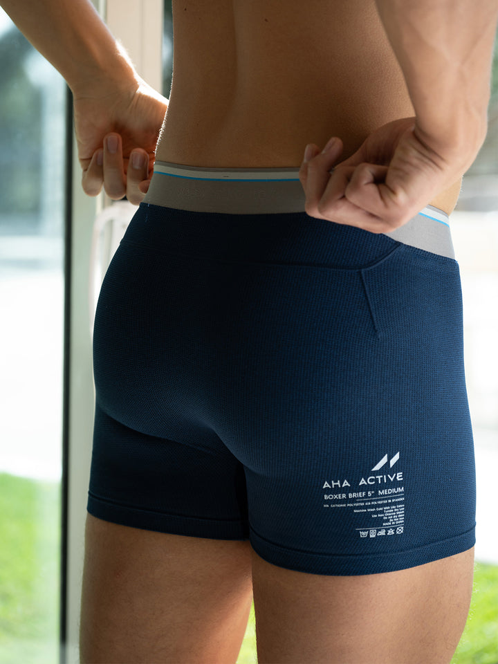 AIRFLOW 5" Performance Boxershorts - Marineblau