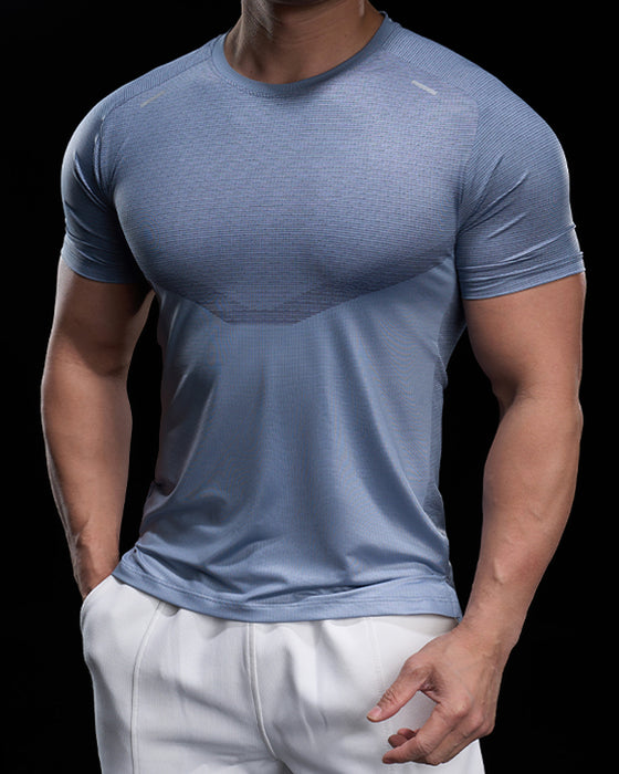 Quick Dry Short Sleeve Training T-shirt - Ahaselected