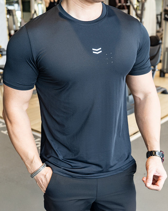 T-shirt a maniche corte ad asciugatura rapida e prestazioni elevate