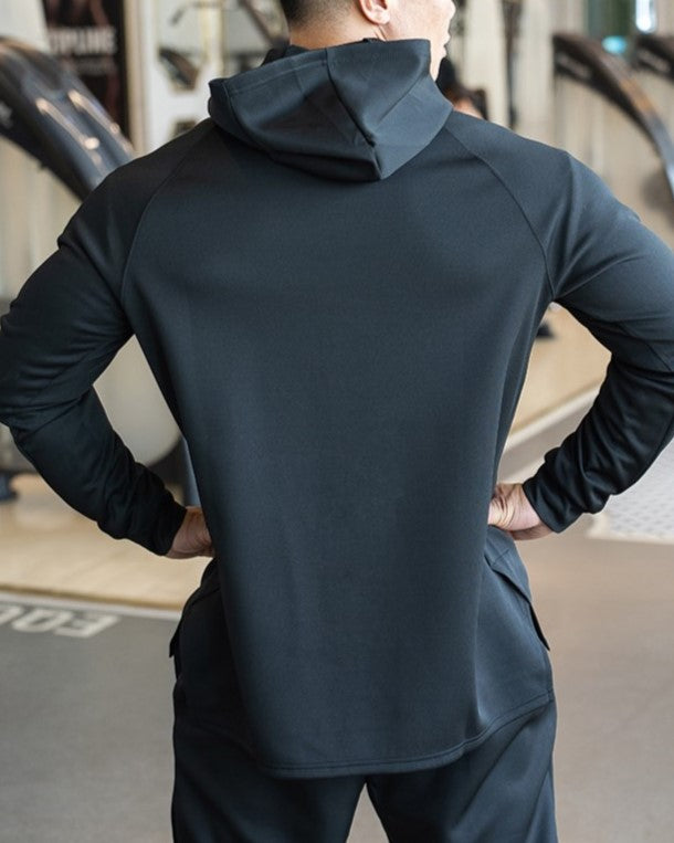 Essential Athletic Performance Hoodie With Raglan Sleeves New