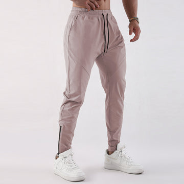 Quick-Dry Panel Joggers with Zip Ankles