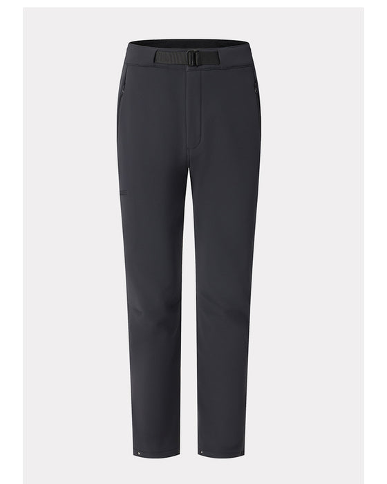 Men's Outdoor Fleece-Lined Water-Resistant Softshell Pants - Ahaselected