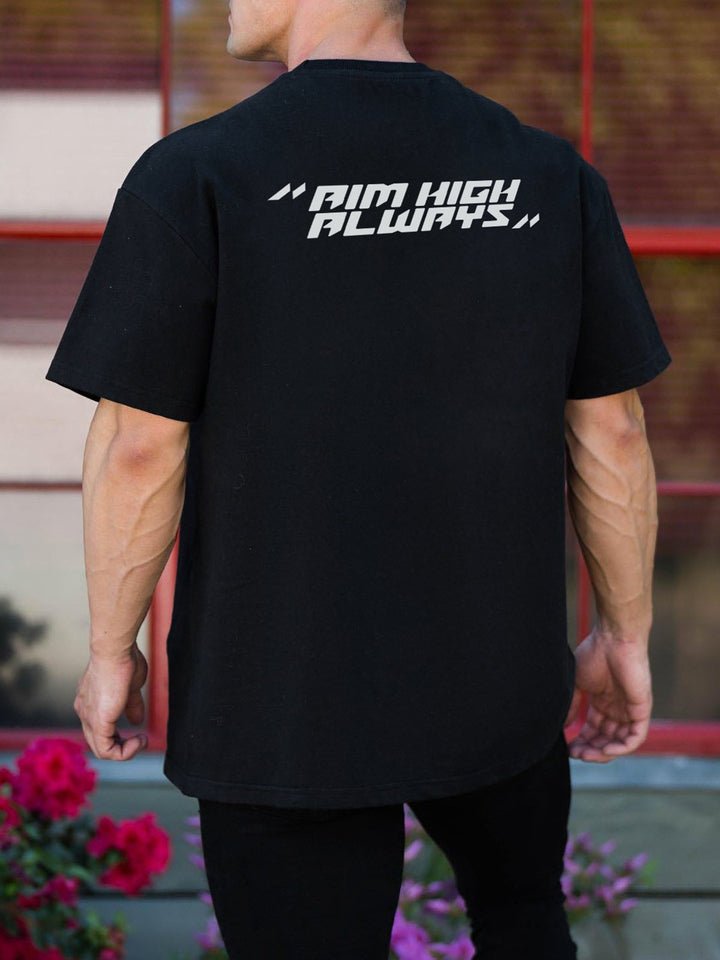 Oversized Printed Logo Stretch Shirts(Final Sale–No Return or Exchange)