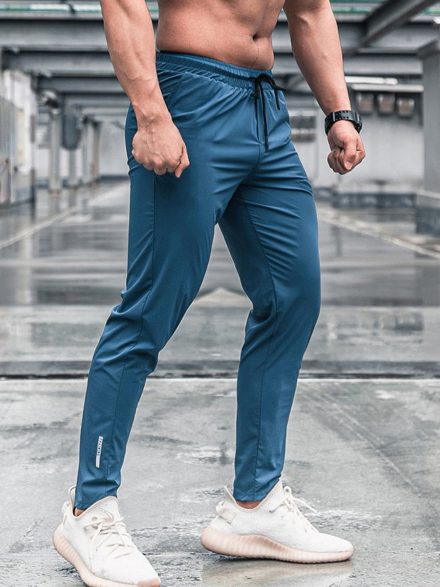 Stretch Slim Fit Jogger Workout Pants Lightweight Ahaselected