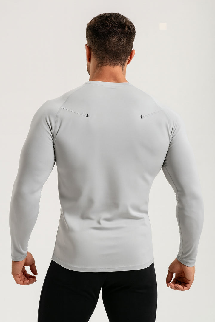 Maglietta sportiva da uomo a maniche lunghe