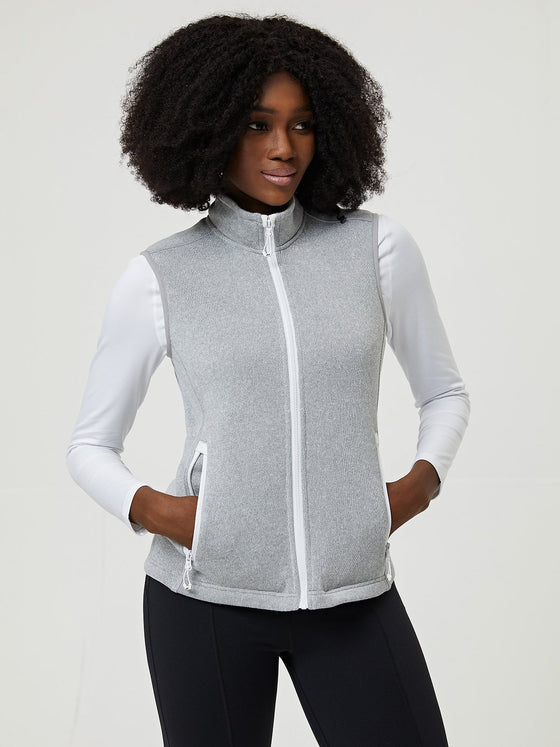 W's Recycled Sweater Fleece Vest - Ahaselected