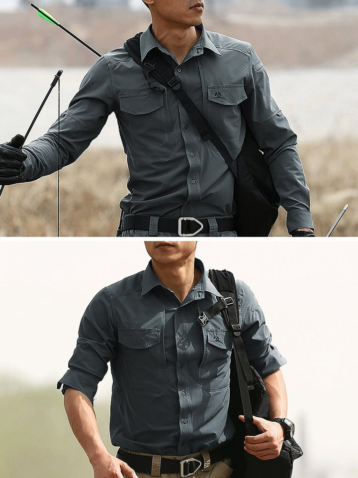 M's Pro Quick Dry Tactical Shirt 5 Taschen
