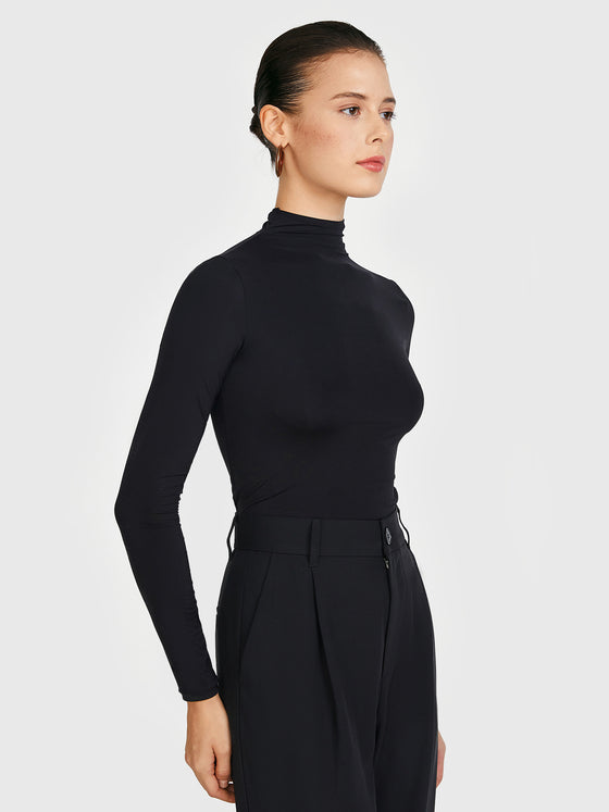 Women's Turtleneck Top Long Sleeve T-Shirt - Ahaselected