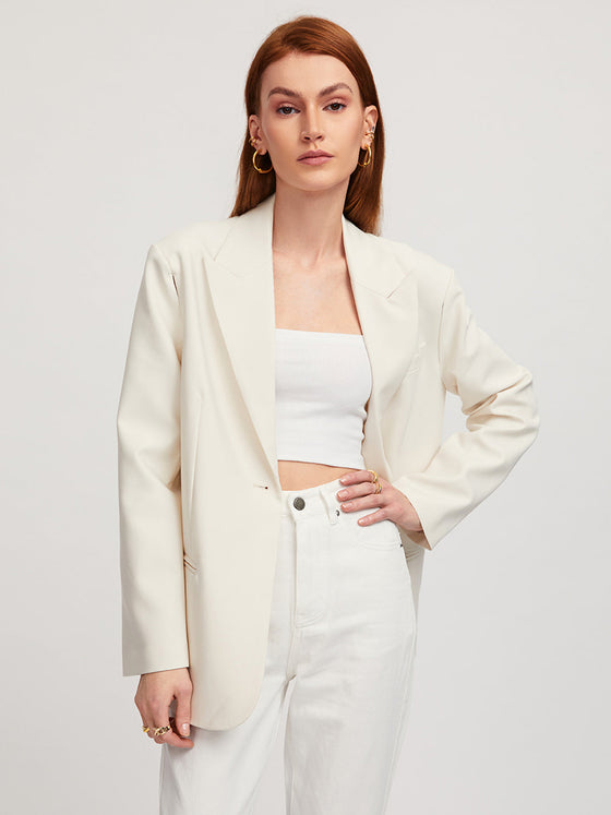 Chic Cutout Blazer - Ahaselected