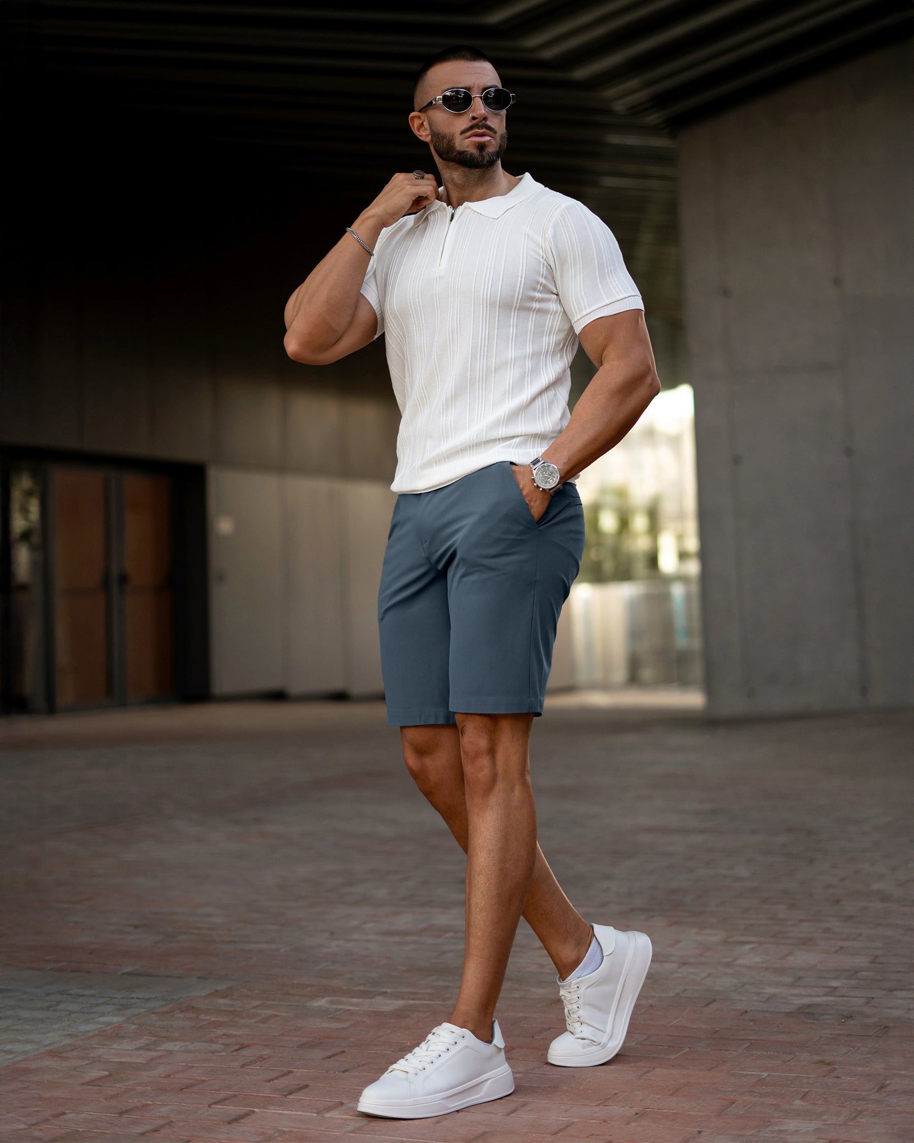 All Day Elite Casual Chino Shorts New - Ahaselected
