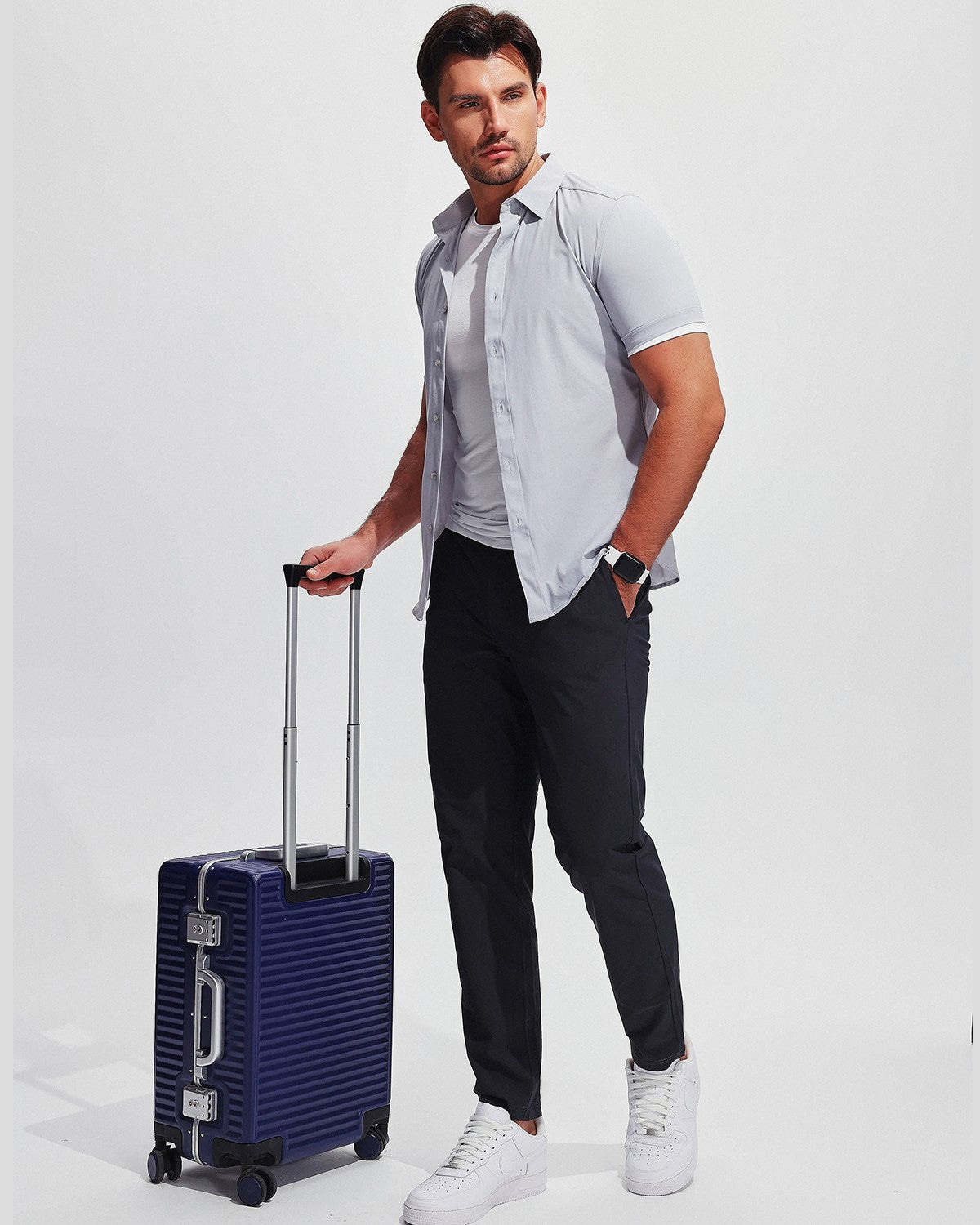 All Day Elite Performance™ Classic Slim Fit Chino Pants - Ahaselected