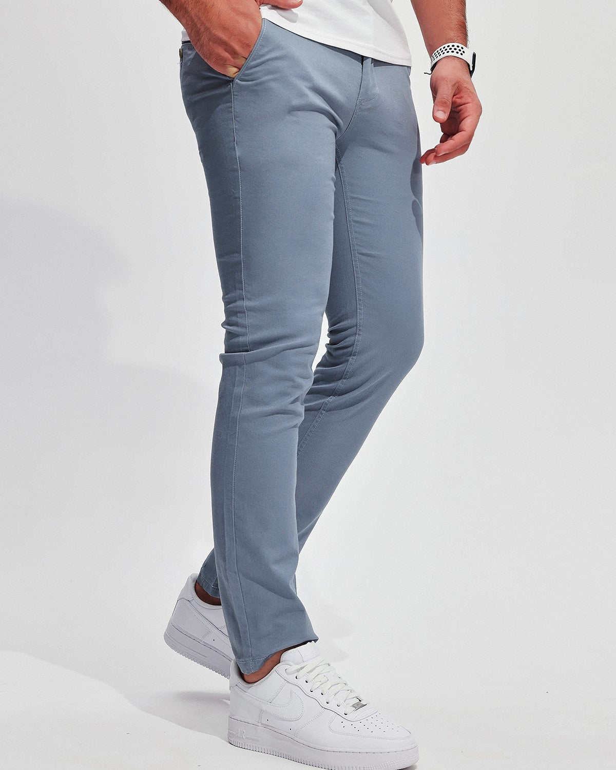 365 Twill Chino Stretch Cotton Pants - Ahaselected