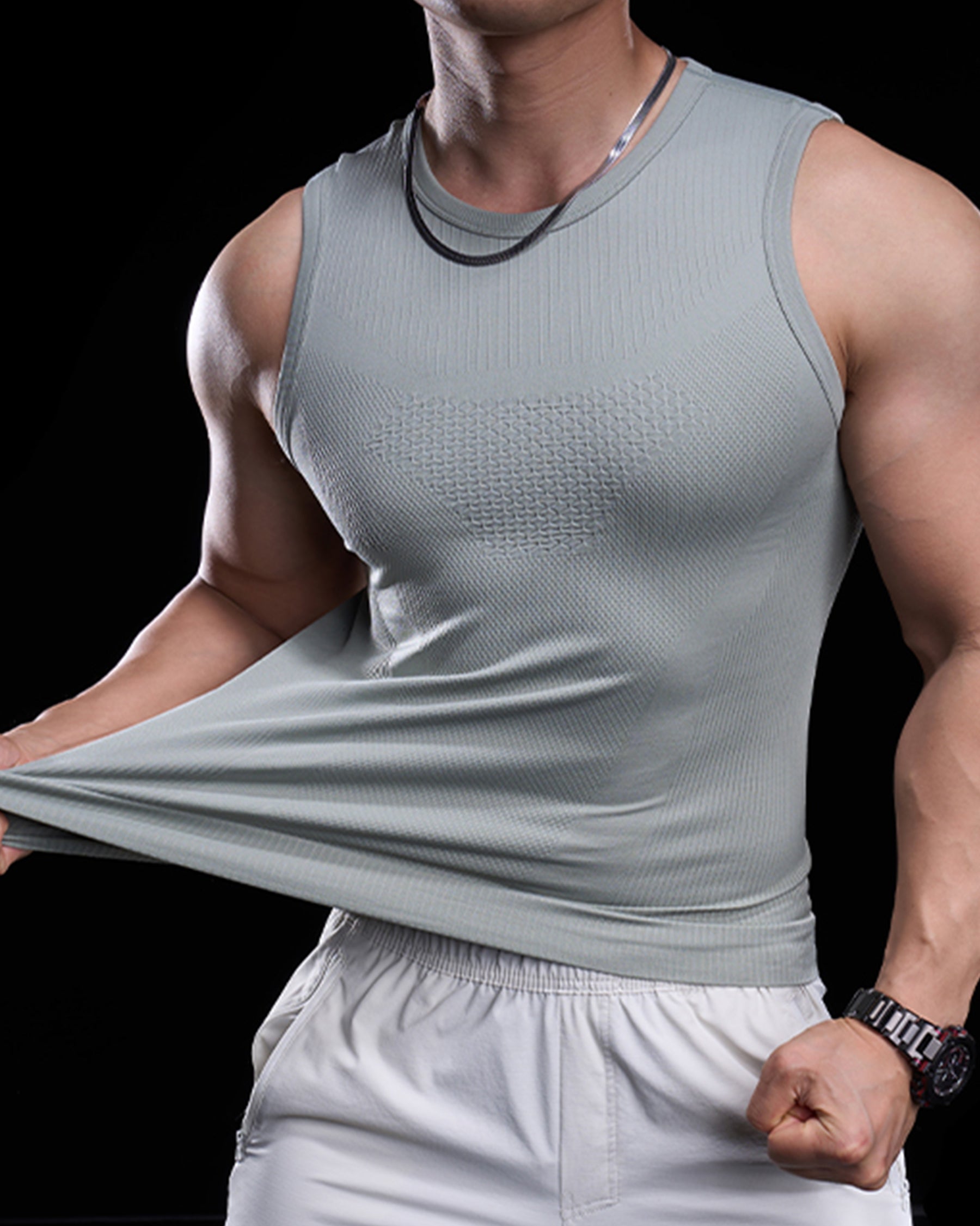 Seamless Quick Dry Stretch Compression Vest New - Ahaselected