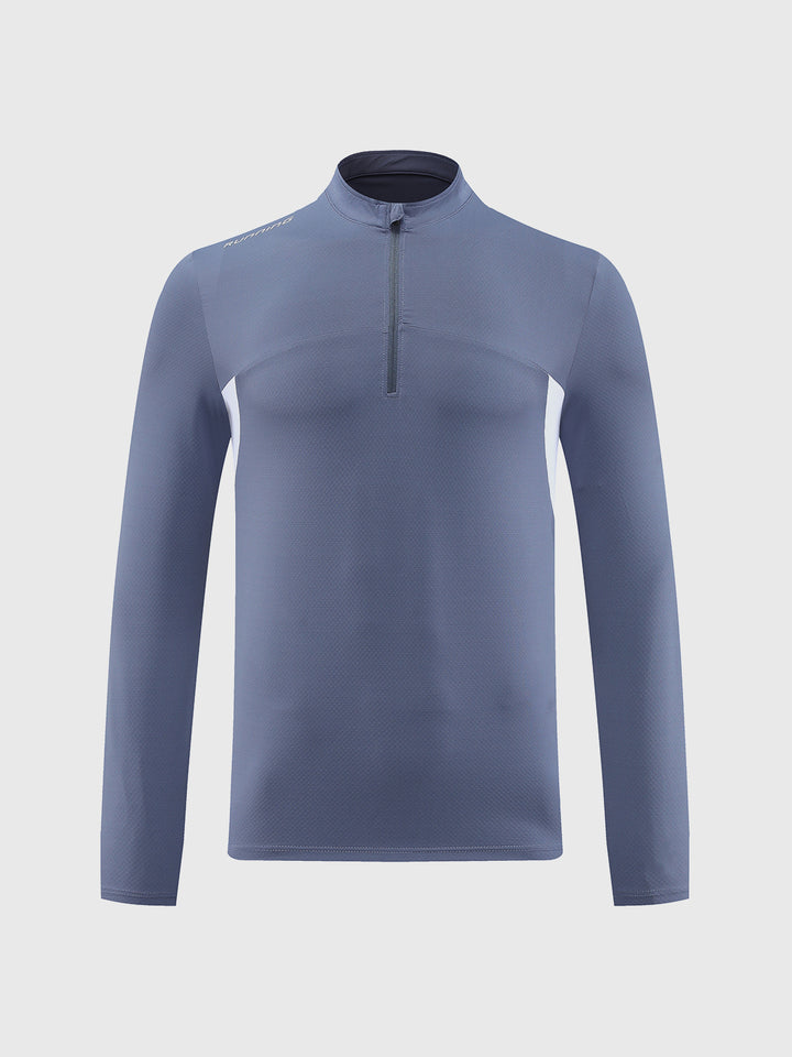M's Kinetic Running Base Layer 1/4 Zip Long Sleeve T-shirt