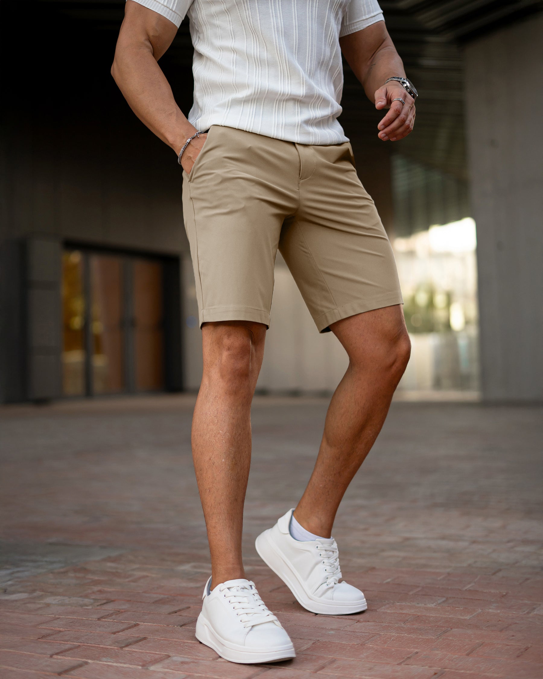 All Day Elite Casual Chino Shorts New - Ahaselected