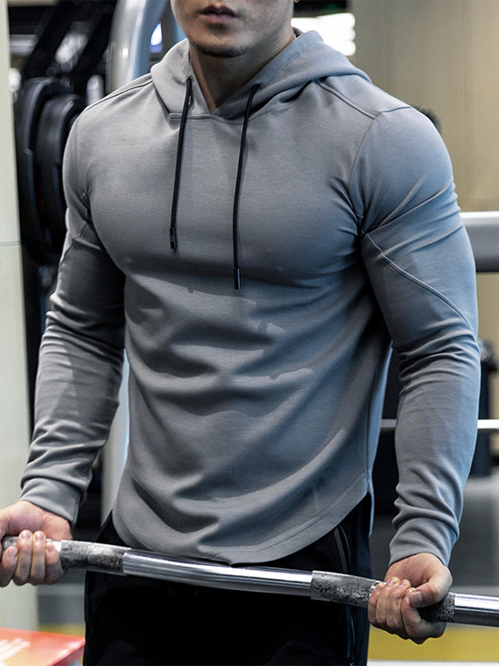 M's Hoodie Muscle fit Workout Heat Gear