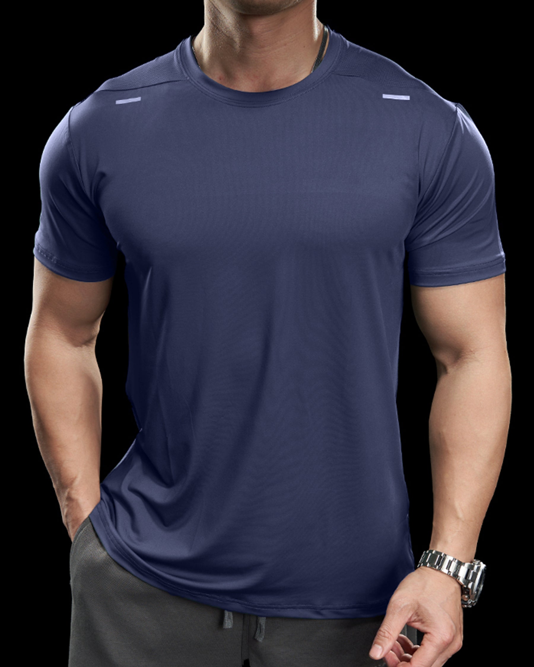 High Stretch Quick Dry Athletic Tee - Ahaselected