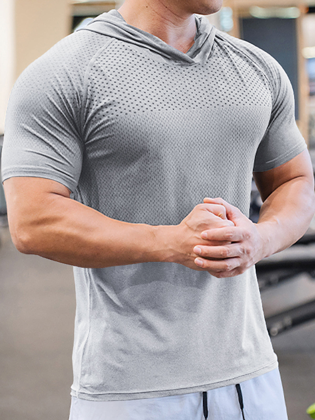 M's Core Hooded Performance Shirt-Short Sleeve - Ahaselected