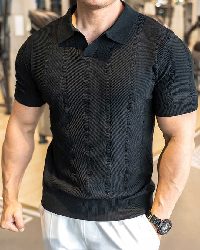 Ice Silk Polo Short Sleeves New - Ahaselected