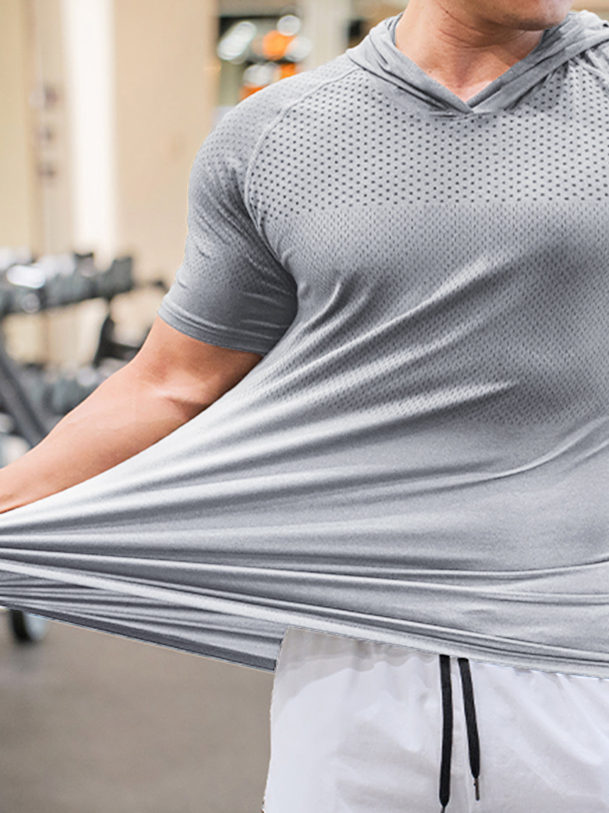 M's Core Hooded Performance Shirt-Short Sleeve - Ahaselected