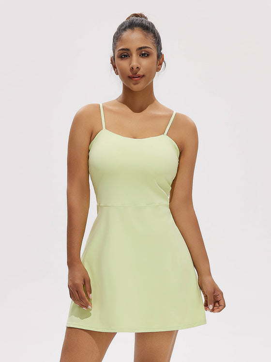 CoolBreeze Everyday Backless 2-in-1 Tennis Pickleball Dress - Ahaselected