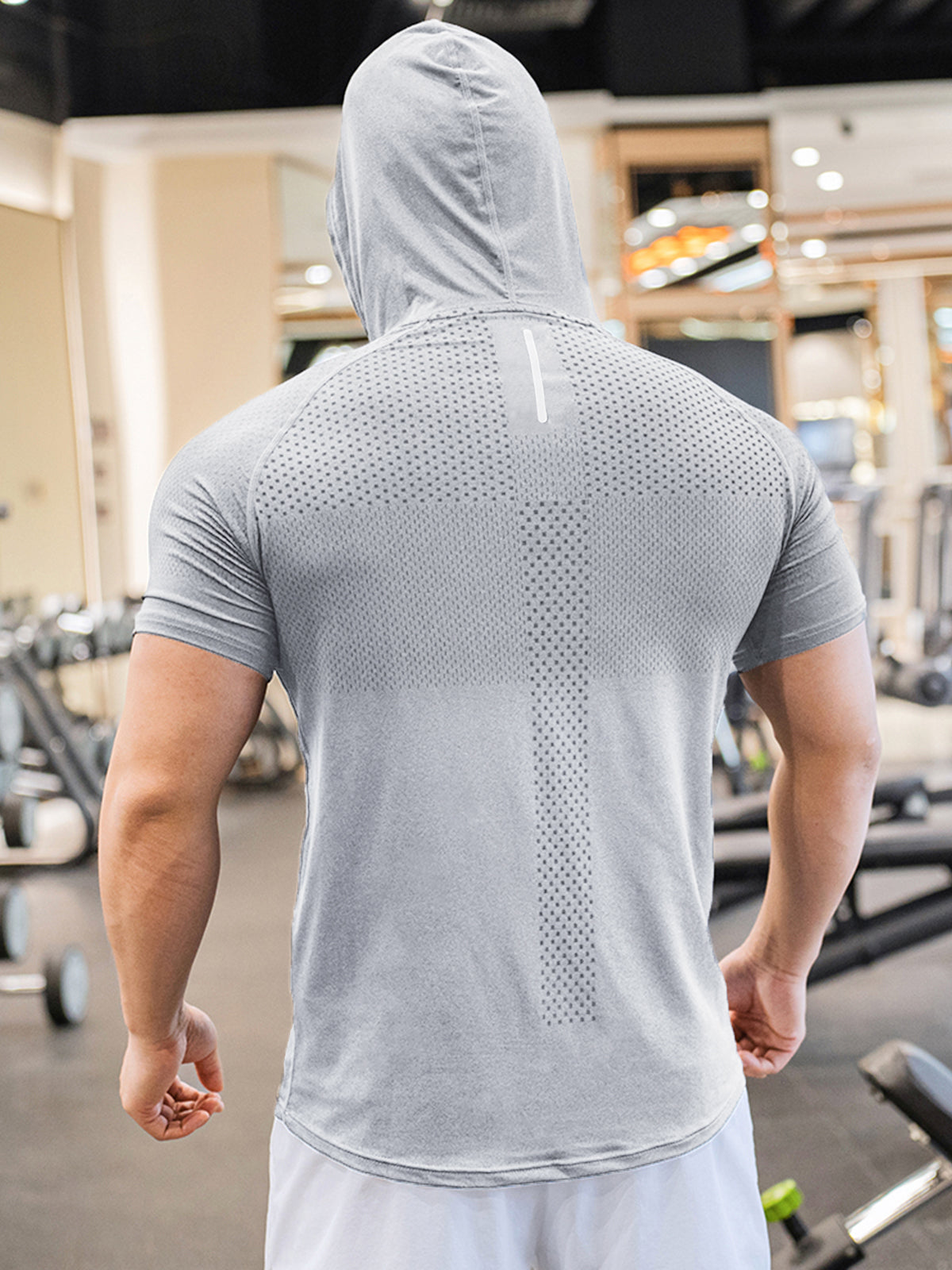 M's Core Hooded Performance Shirt-Short Sleeve - Ahaselected