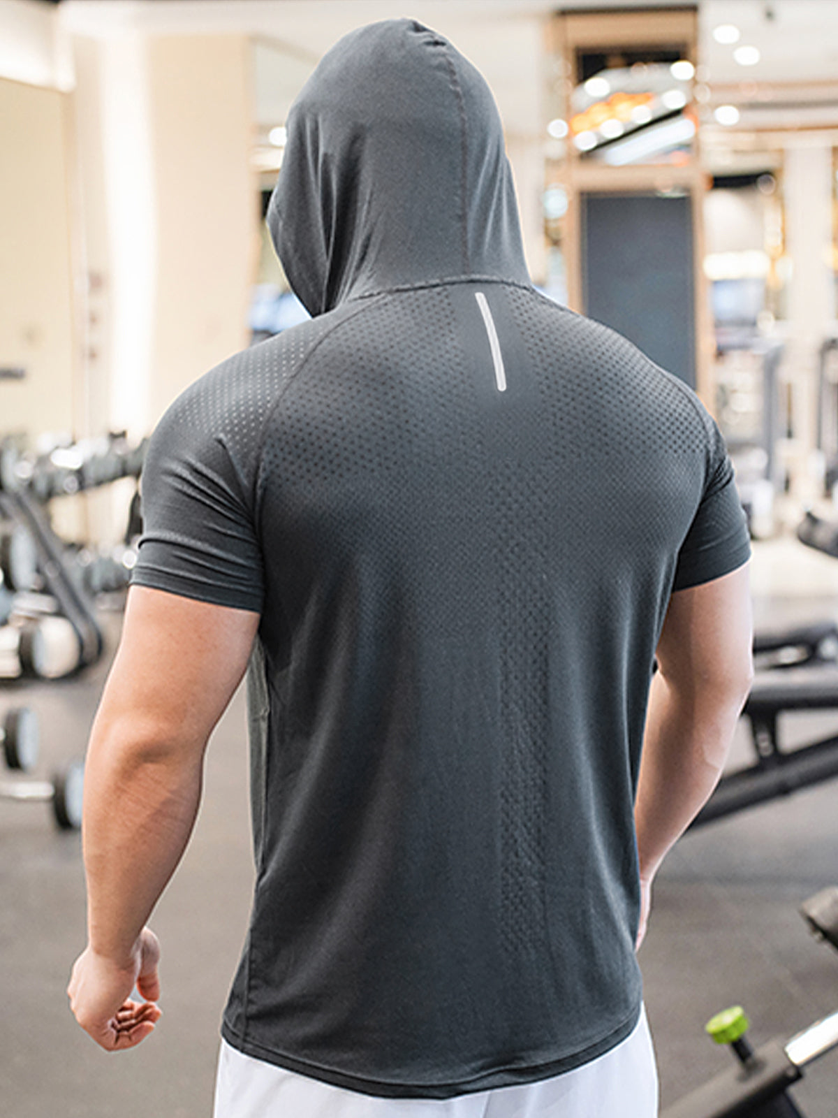 M's Core Hooded Performance Shirt-Short Sleeve - Ahaselected
